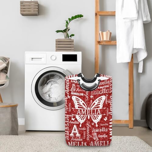 Stylish Ioracida Butterfly Laundry Hamper Bag
