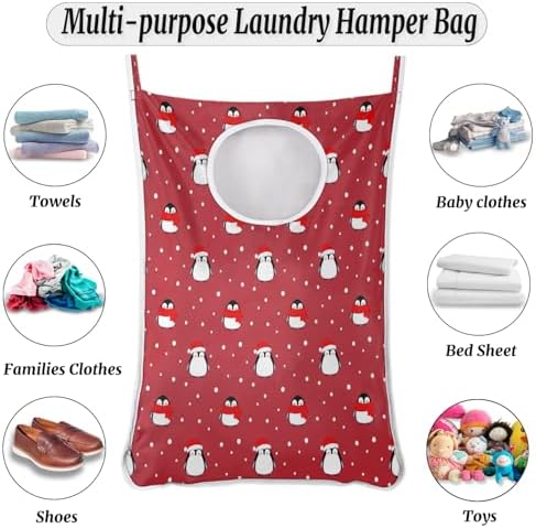 Hanging Penguin Laundry Hamper