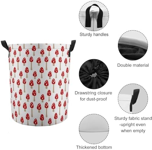Collapsible Laundry Hamper - Durable Dustproof Space-Saving Storage