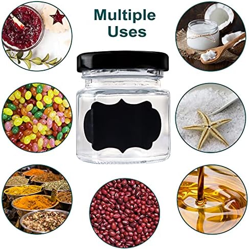 Elegant 15oz Mini Glass Jars for Honey Jam Crafts Gifts