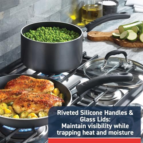 T-Fal Experience Nonstick 12-Piece Cookware Set Induction Oven Safe