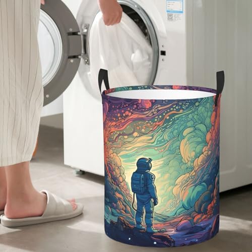 Bell Bottom Bettys Round Laundry Basket