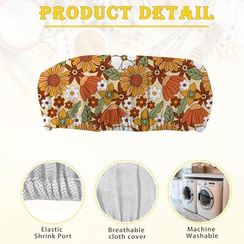 70s Retro Floral Sourdough Lids