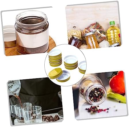 24-Piece Mason Jar Lids - Heat-Resistant Protective