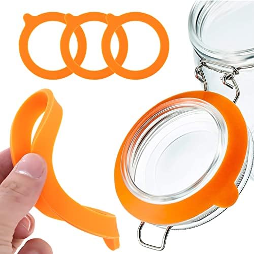 12 Pack Silicone Gasket Seals for Canning Jars 1