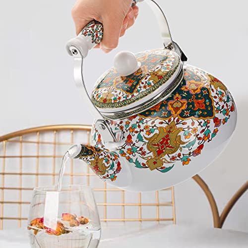Lyellfe 26 Quart Enamel Tea Kettle