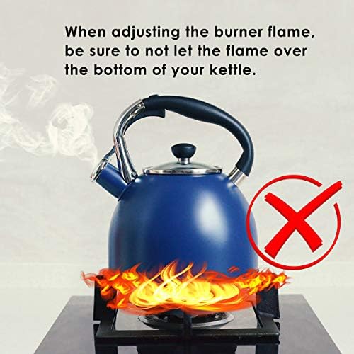 Vivid Design stainless steel tea kettle 26 Quart