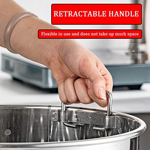 Stainless Steel Seafood Steamer Pot for BoilTamalate or Fry