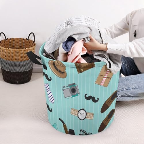 Durable Fathers Day Waterproof Mens Laundry Hamper