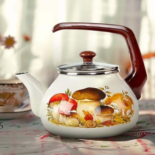 Enameled Aluminum Tea Kettle