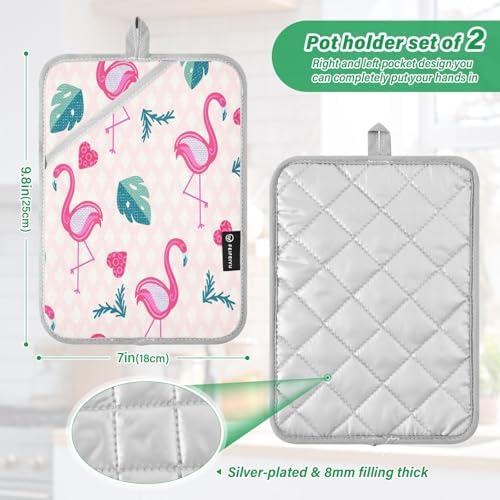 Flamingo Hearts 2-Pack