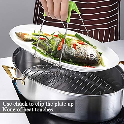 Eglaf 8Qt Stainless Steel Fish Steamer