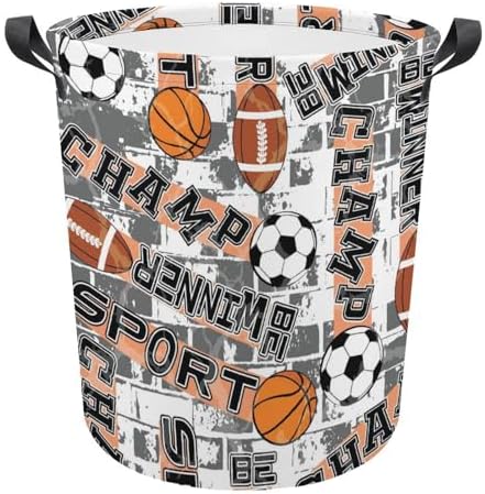 Meiko Sport Balls Laundry Hamper - Durable Storage Solution