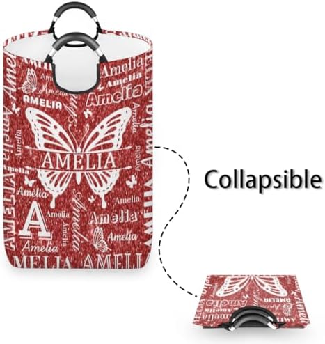 Stylish Ioracida Butterfly Laundry Hamper Bag