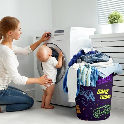 Game Seamoose Patterned Storage Basket for Kids and Adults