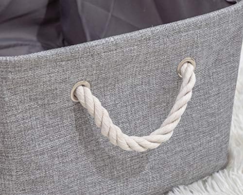 ZIUKENR Linen Art Dirty Clothes Basket Foldable Durable Storage Solution