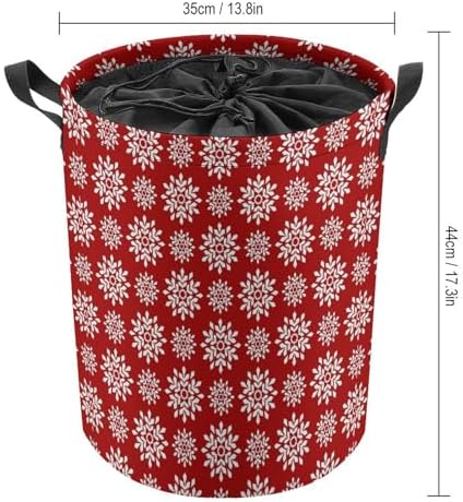 Collapsible Laundry Hamper for Kids Red 45L
