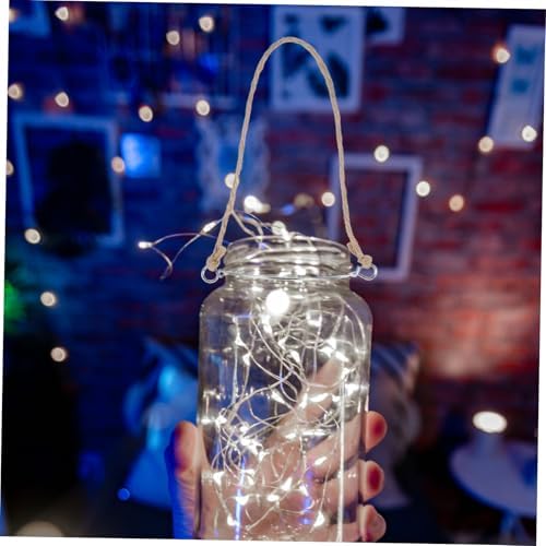 VOSAREA 5PCS Mason Jar Hangers with Rope Handle