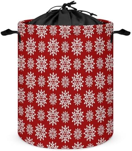 Collapsible Laundry Hamper for Kids Red 45L