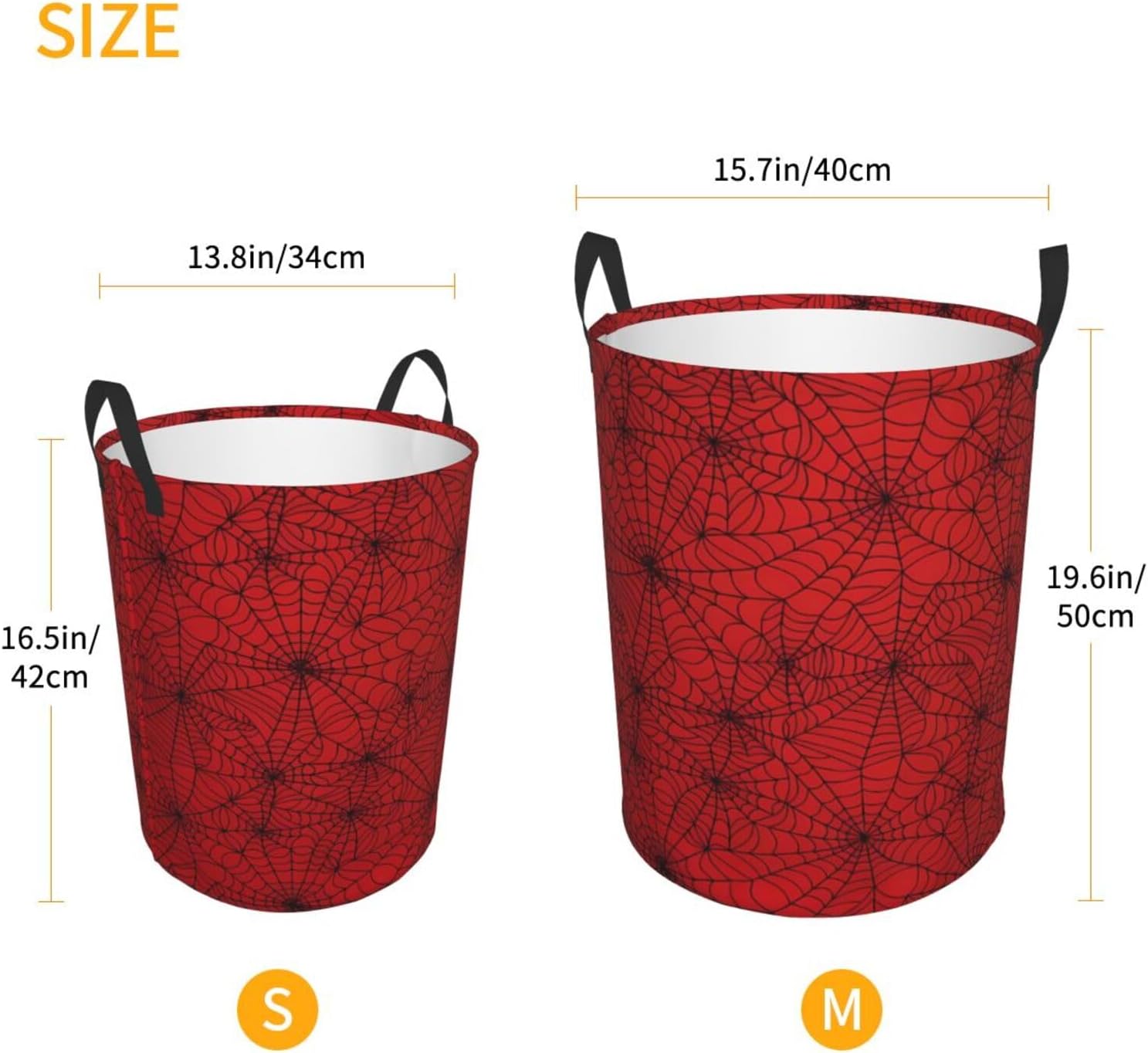 Red Spider Web Multi-functional Laundry Basket