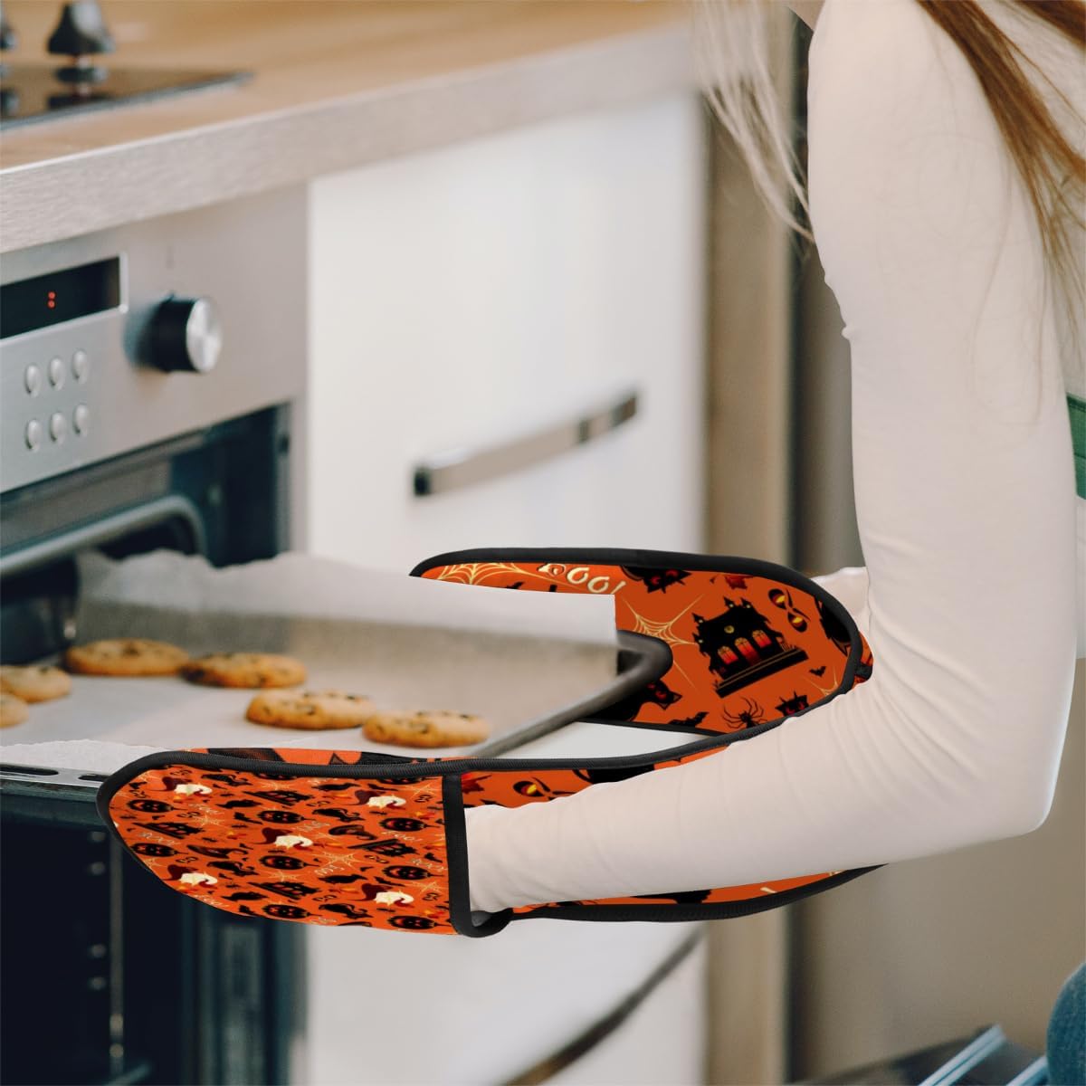 QsirBC Funny Halloween Oven Mitt Gift