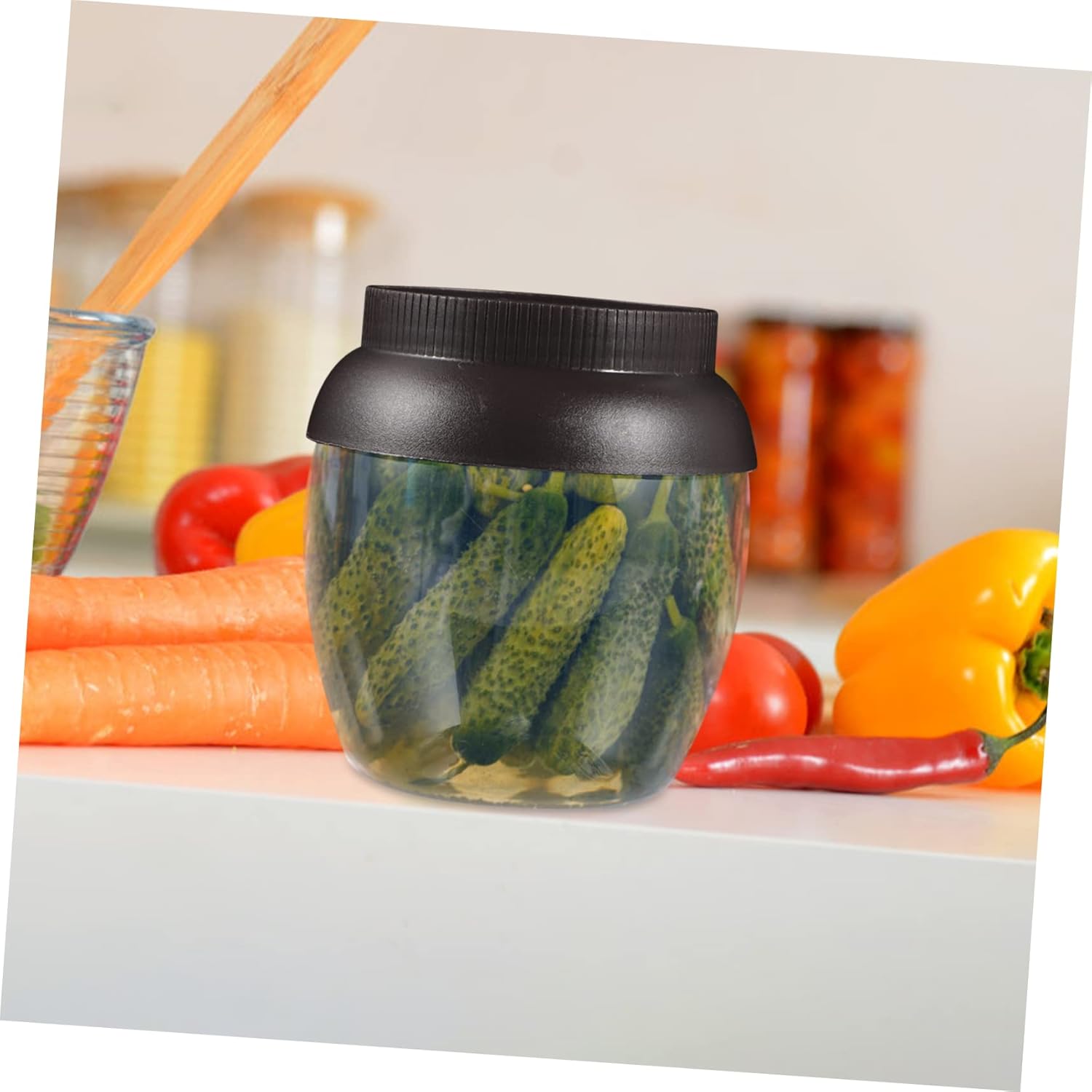 Garneck 2 Set 4pcs2 Pickle Jar Fermenting Preserving