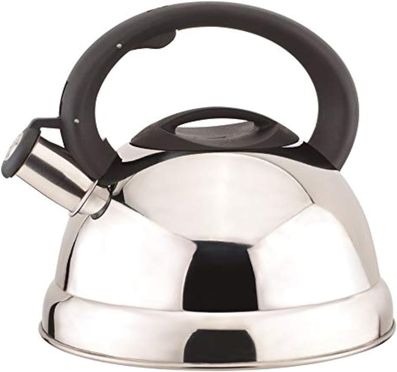 3-Quart Stainless Steel Whistling Tea Kettle Silver