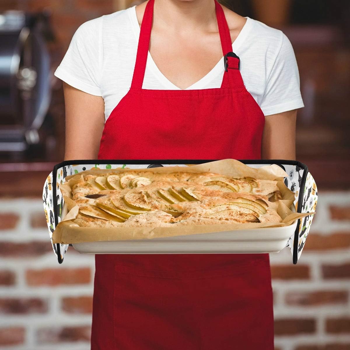 DOMIKING Double Oven Mitts