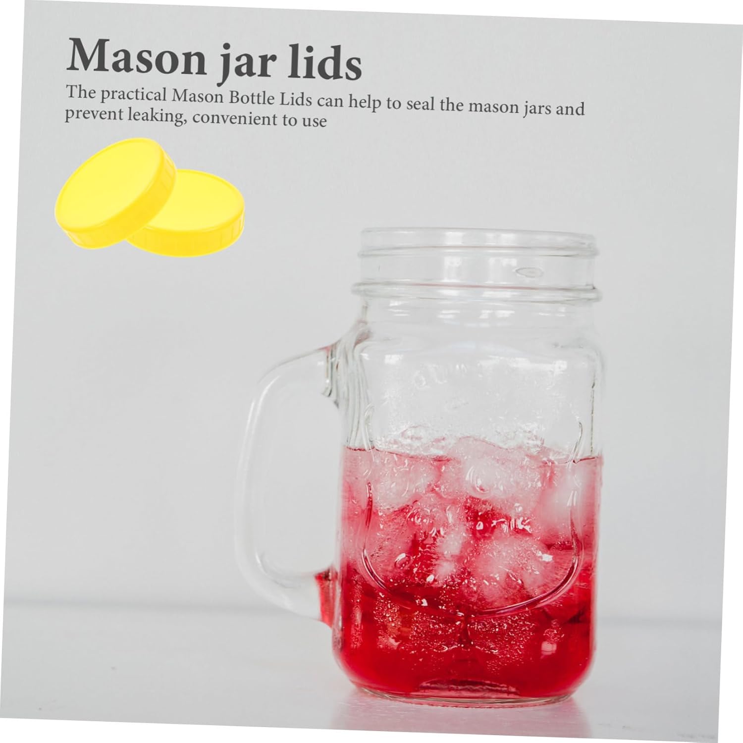 10pcs Wide Mouth Mason Jar Lids 86mm Airtight Canning Caps