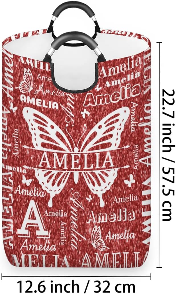 Stylish Ioracida Butterfly Laundry Hamper Bag