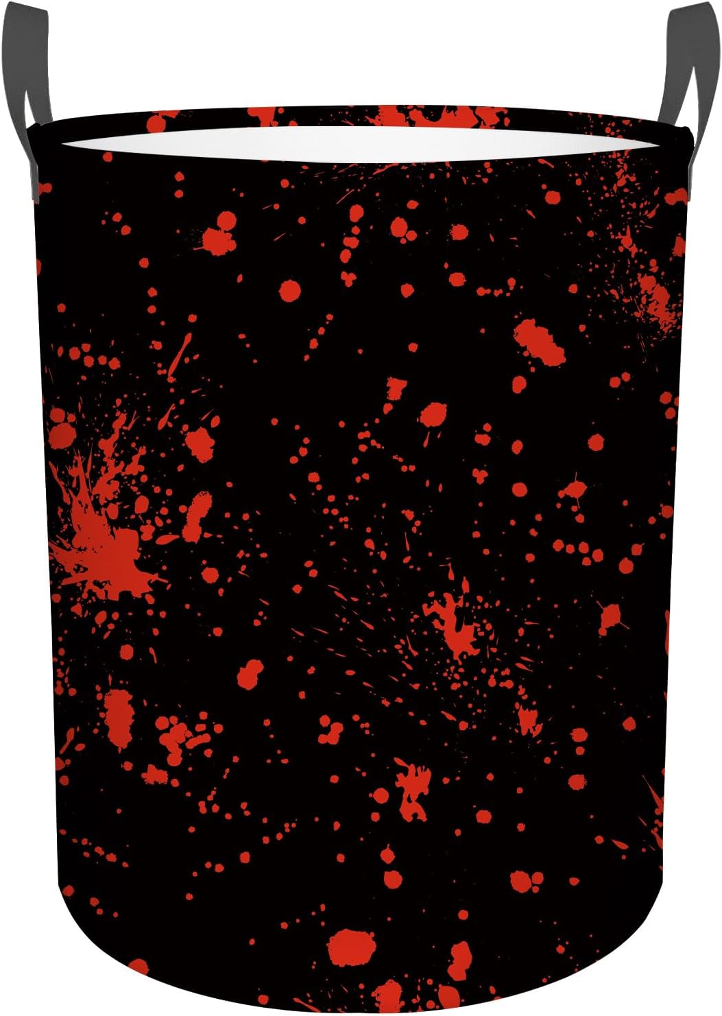 Blood Splattered Fun Practical Kids Laundry Basket Collapseable Durable Storage Hamper