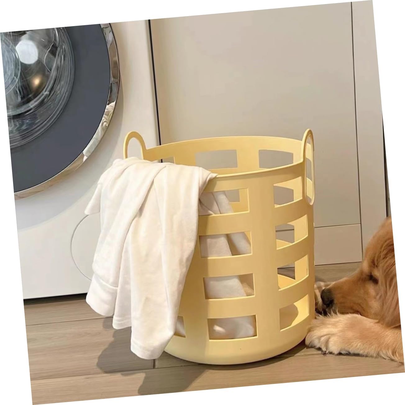 PRETYZOOM 2PCS Laundry Baskets for Home and Bathroom Storage