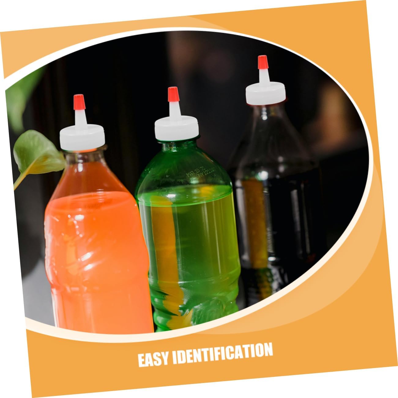 CIYODO Plastic Replacement Bottle Caps for Soda Squeeze Bottles