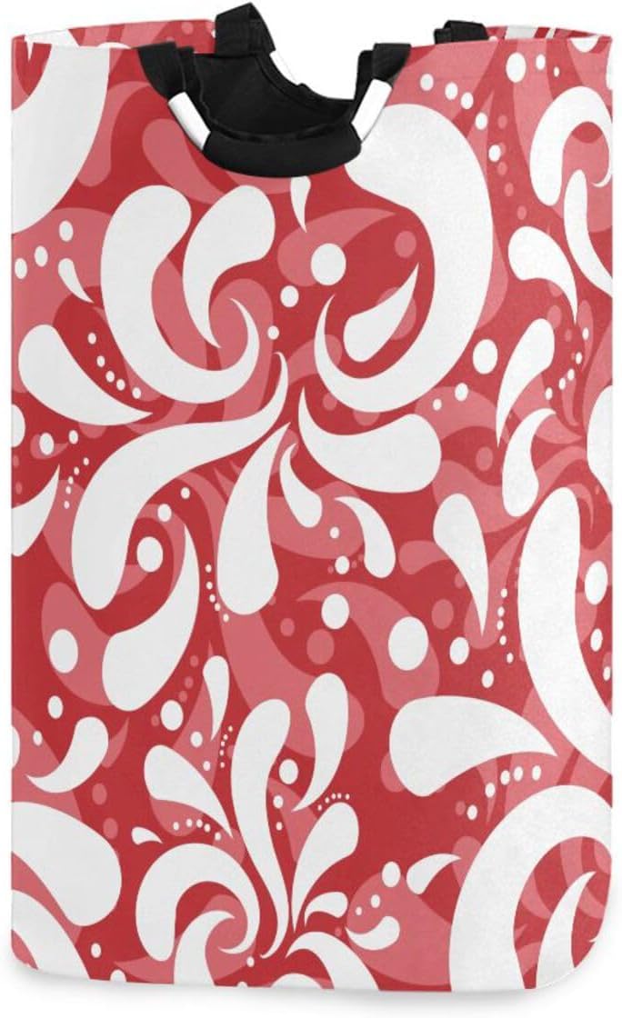 Retro Oriental FOLDABLE Laundry Hamper for Nursery Storage