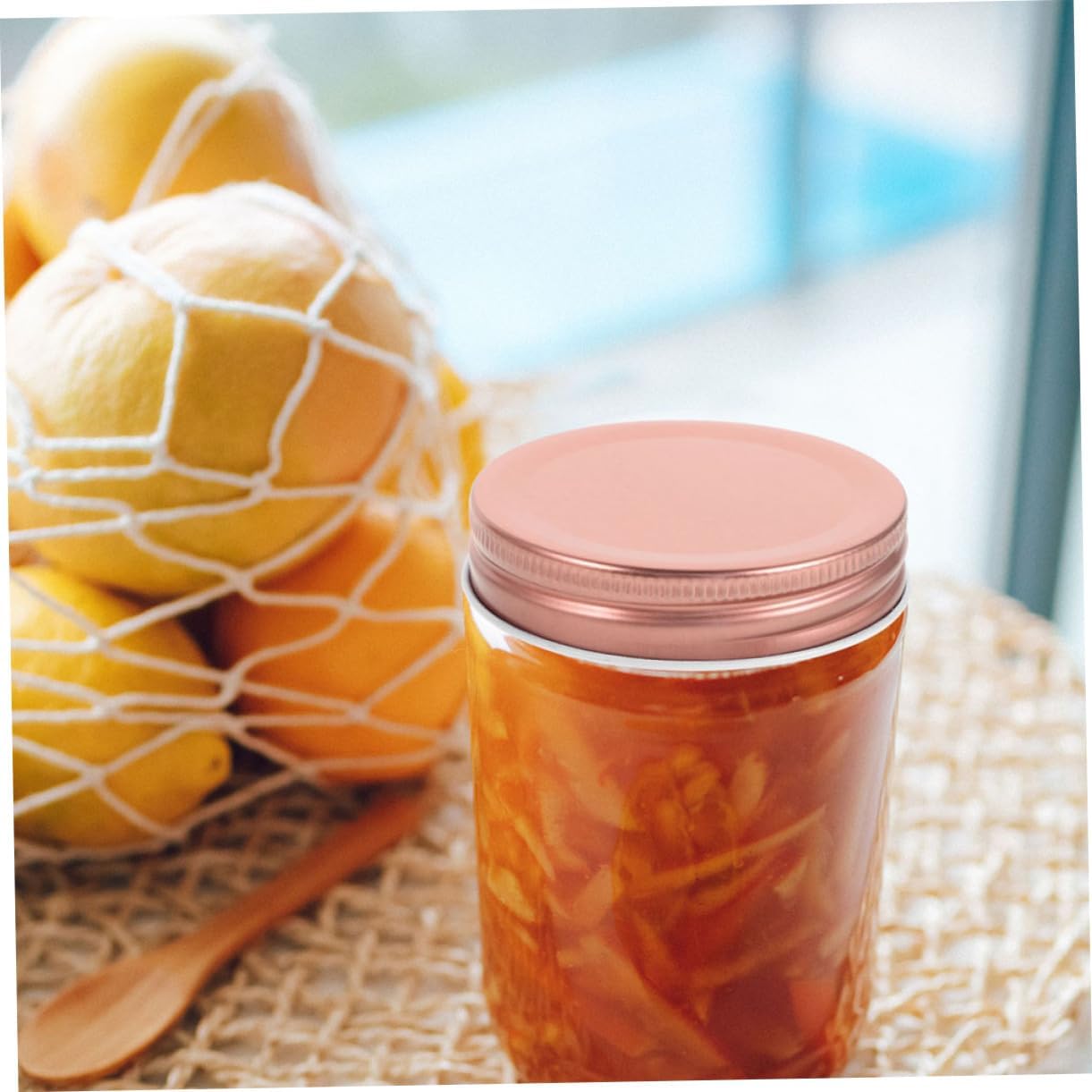 ZerodekoReusable Mason Jar lids 70mm Set of 24