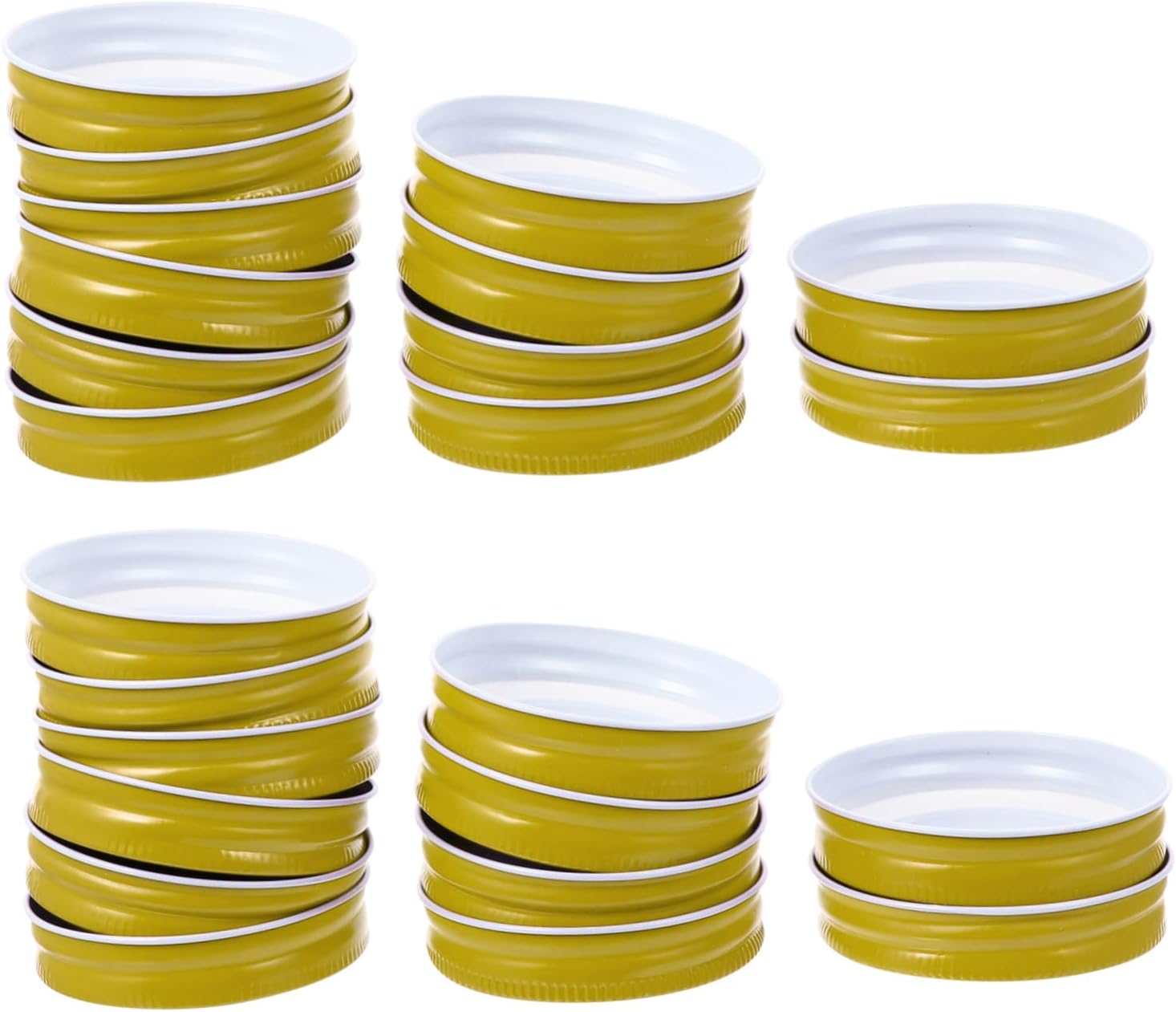 PRETYZOOM 12pcs Mason Jar Lids Canning Lids Wide Mouth