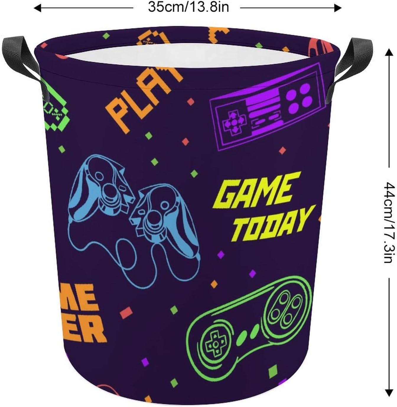 Game Seamoose Patterned Storage Basket for Kids and Adults