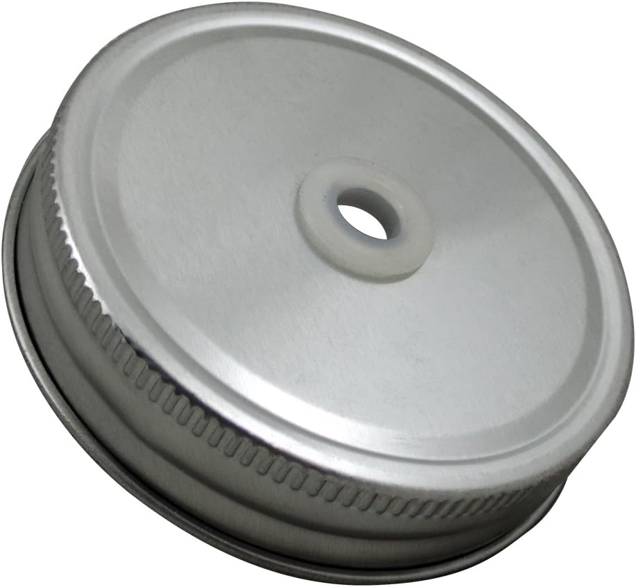 Mason Jar Lid Set with Straw