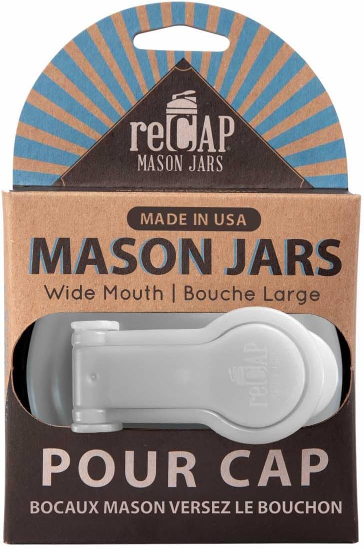 ReCAP Mason Jar Lids Leak-Proof USA-Made