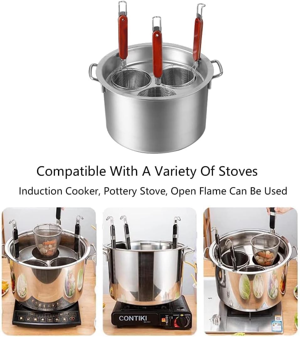 Pasta Pot Set by BINGWANG for Professional Use