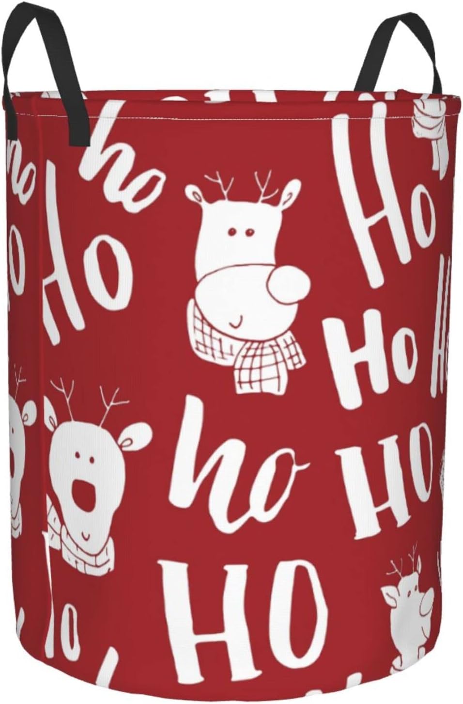 AFHYZY Christmas Laundry Hamper Collapsible with Handles for Bedside Storage