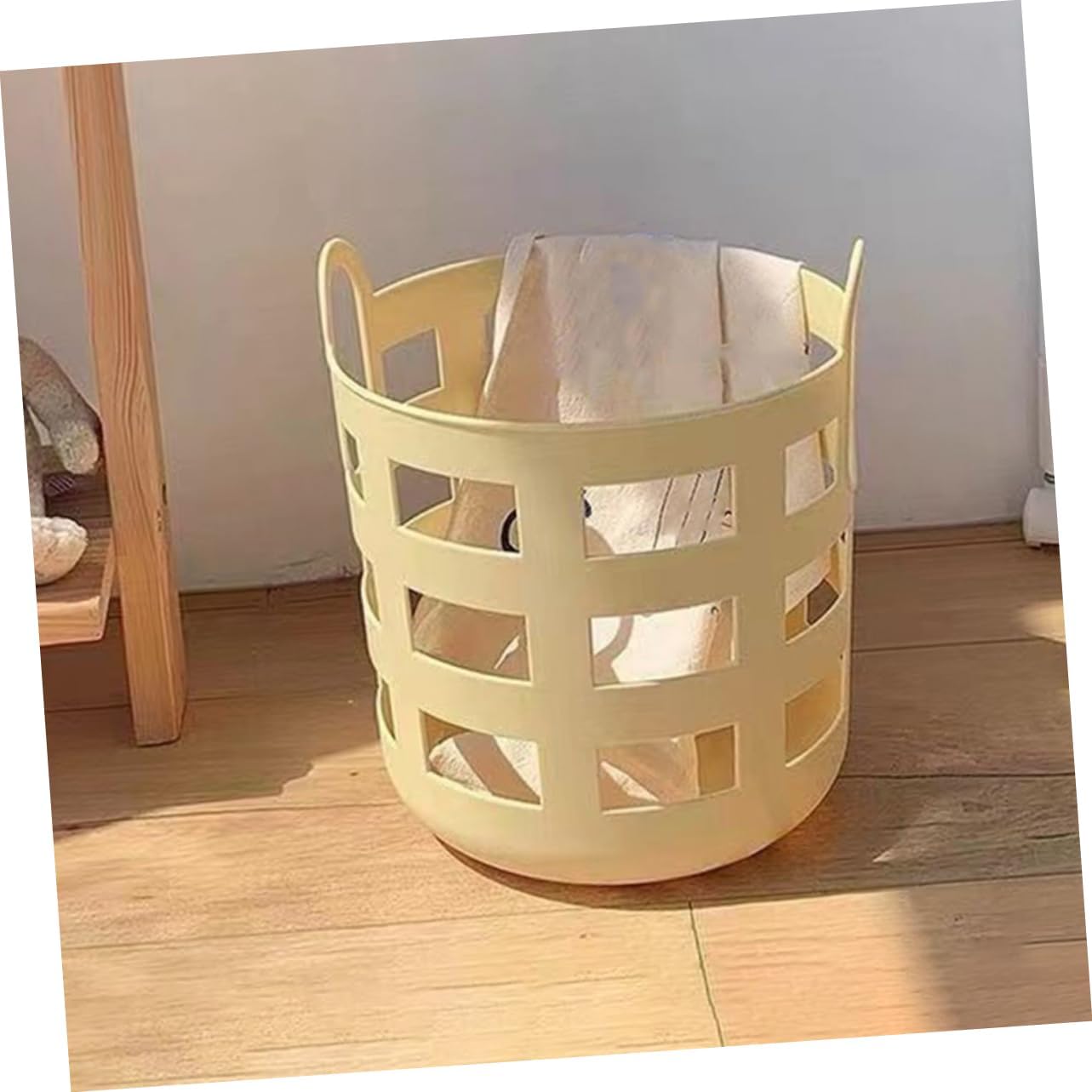 PRETYZOOM 2PCS Laundry Baskets for Home and Bathroom Storage
