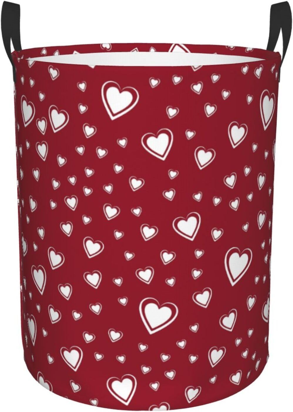 Collapsible Laundry Hamper with Handles for Home Storage