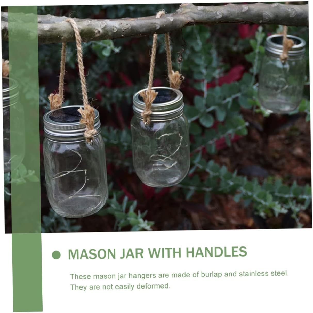 STOBAZA 6-Piece Mason Jar Hangers Aluminum Rugged Durable