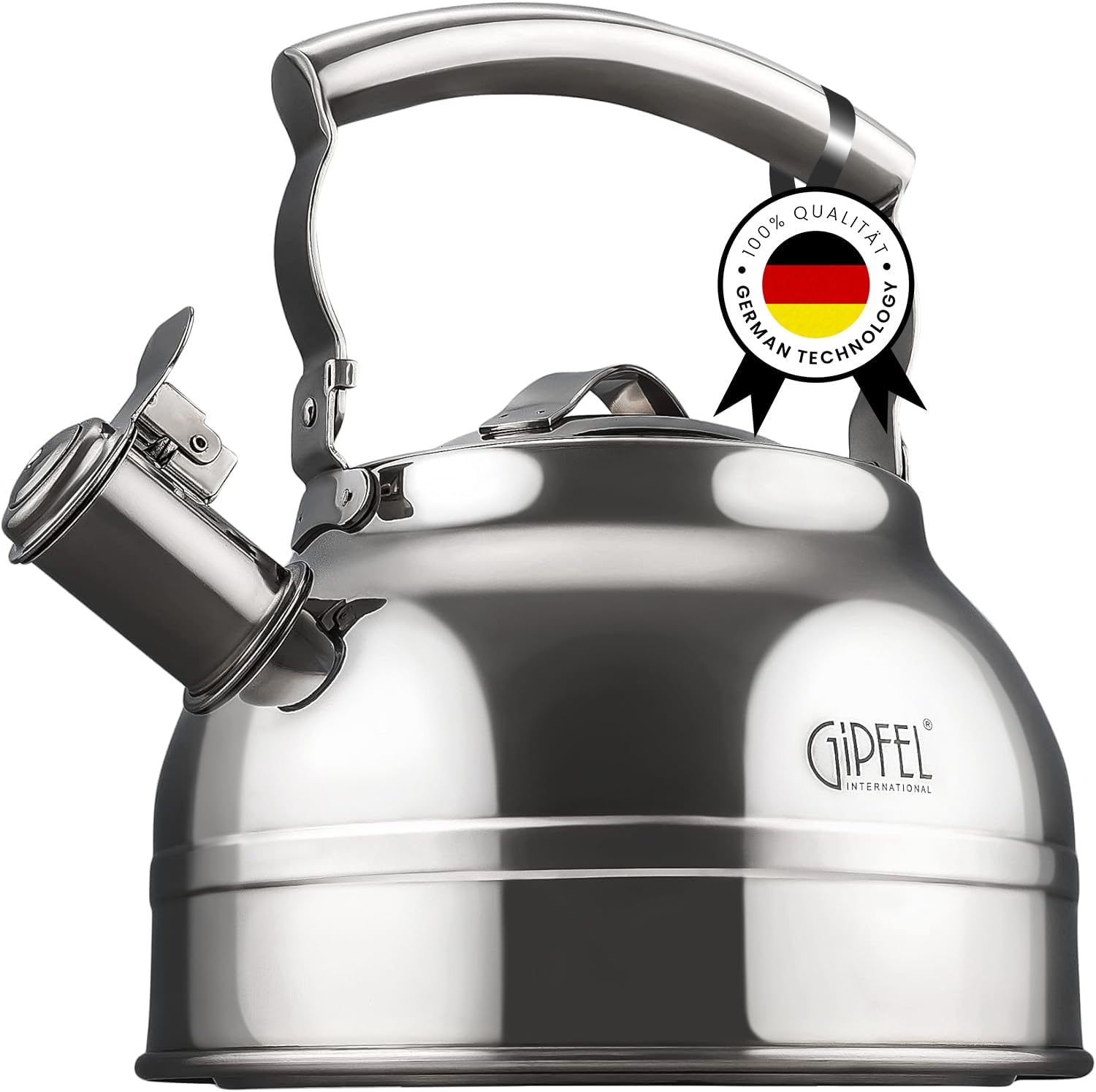 GIPFEL INTERNATIONAL Stainless Steel Whistling Tea Kettle