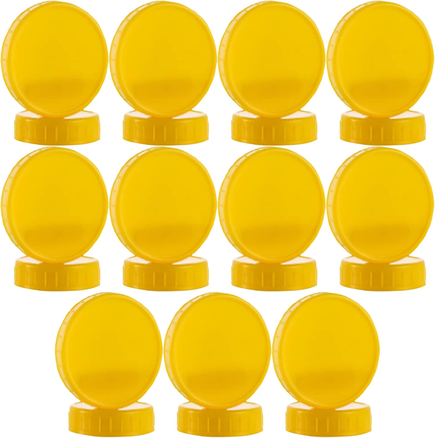 22pcs WIDE MOUTH Mason Jar Lids for CANNING FOOD STORAGE Yellow