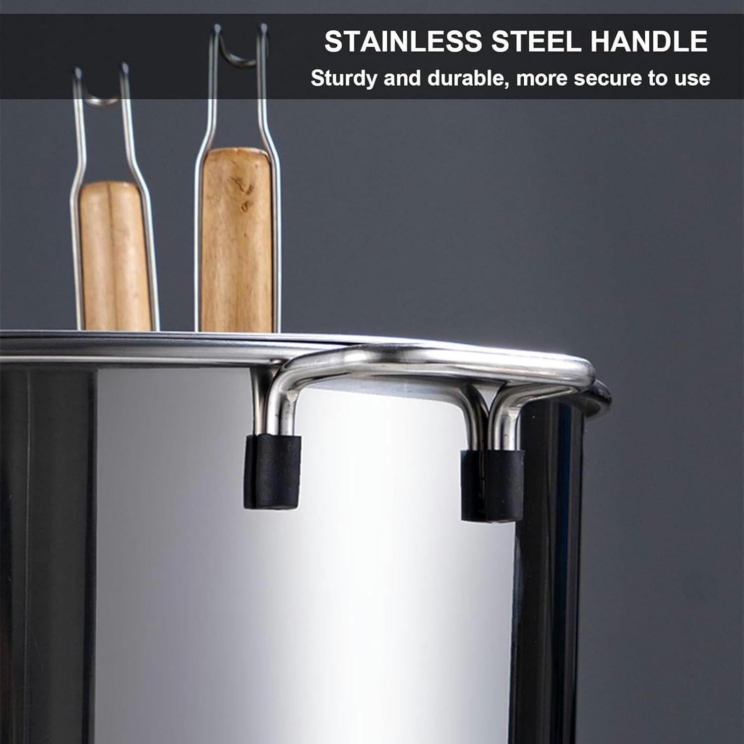 AttreX 40Cm Stainless Steel Pasta Pot with Basket