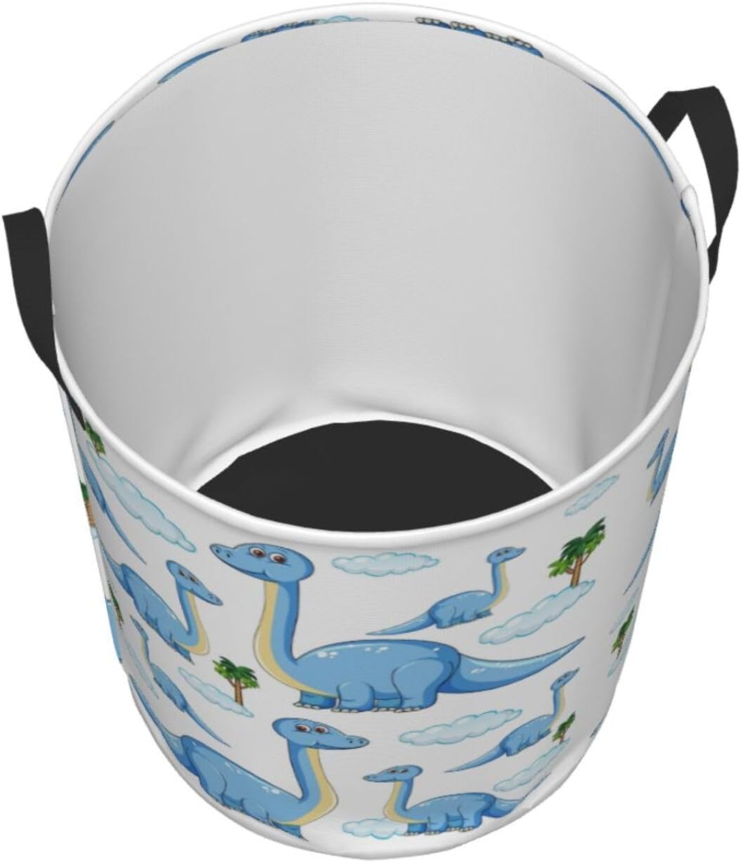 AFHYZY Dinosaur Laundry Hamper Folding Storage Basket with HandlesReusableWeatherproof for Bedroom