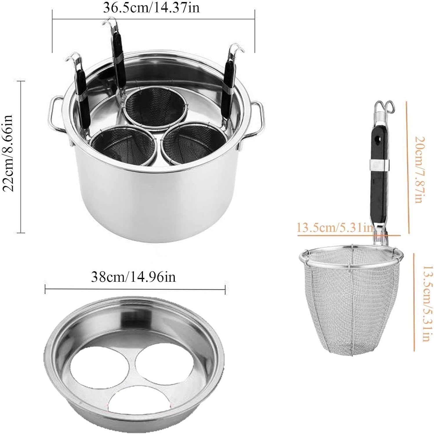 Stainless Steel Pasta Pot Set Induction Compatible - Home Investment