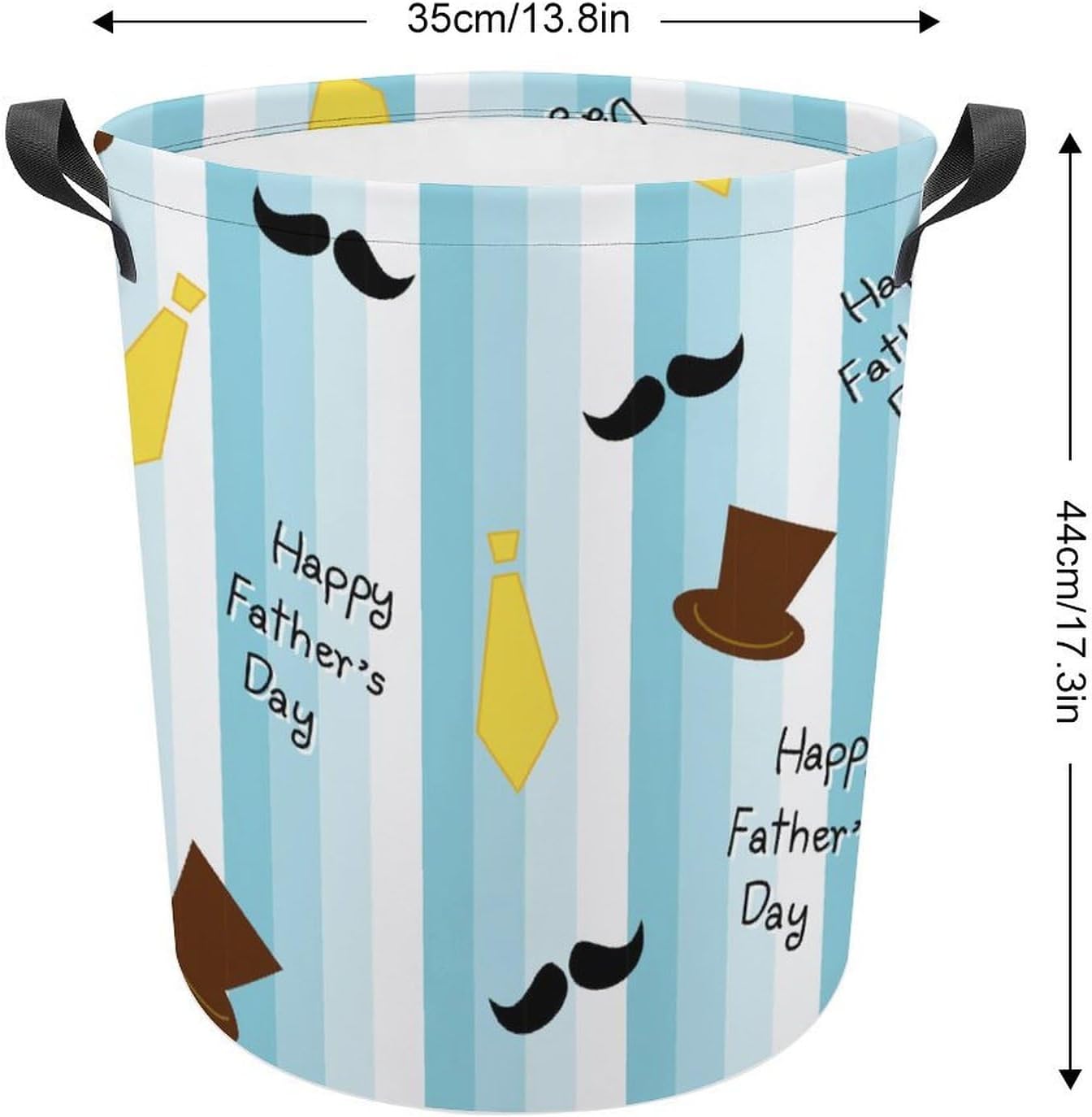 MEIKKO Tie Hat Laundry Hamper for Cleaners and Parents